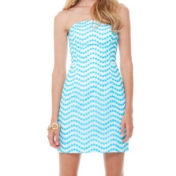 Lilly Pulitzer Dresses & Skirts - Lilly Pulitzer strapless Leavens dress